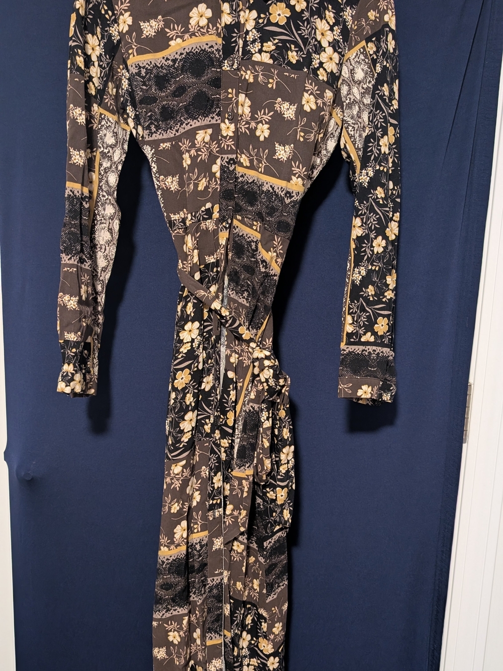 Fall Floral Maxi Dress